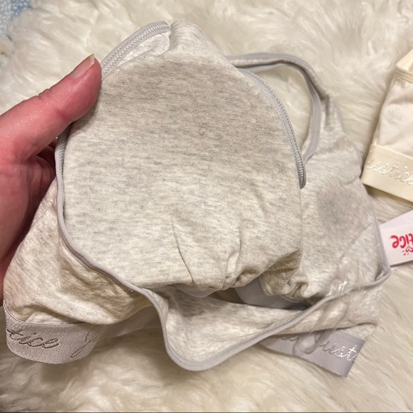 Pair of Justice Bralettes oh so soft behind the neck strap Size 36 New with tags - Picture 5 of 9